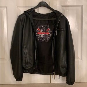 Philipp Plein leather jacket